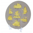 Suvenyrinė kabinama lėkštė Lietuva